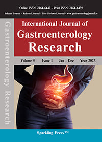 International Journal of Gastroenterology Research Cover Page